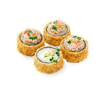 Жареный ролл Тартар трюфельный лосось