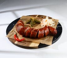 Колбаса домашняя жареная