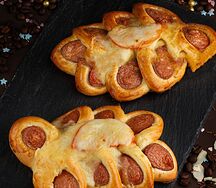 Косичка с сосиской