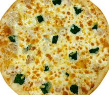 Курица и шпинат