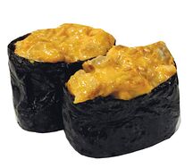 Гункан с мидиями