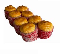 Калифорния с лососем запеченная