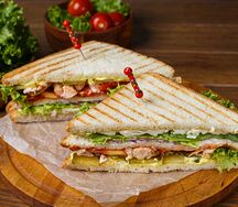 Клаб-сэндвич с курицей