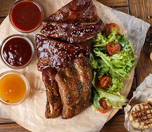 Ассорти из трех видов ребрышек