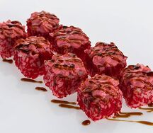 Запеченный ролл Копченый лосось