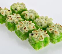 Запеченный ролл Эби кани
