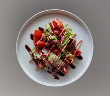 Салат с баклажанами