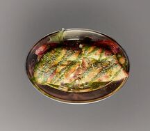 Сэндвич с песто и слабосоленым сыром