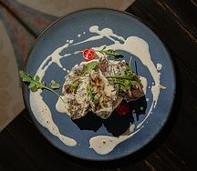 Говяжьи щечки с картофельным пюре