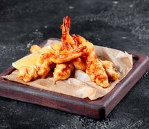 Хрустящие тигровые креветки