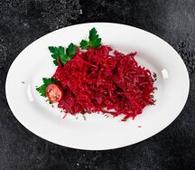 Капуста тушеная со свекольным соком