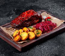 Свиные ребра мясные BBQ