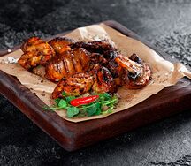 Шампиньоны на углях