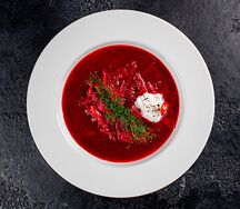 Борщ с говядиной