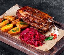 Свиные ребра мясные по-Пражски