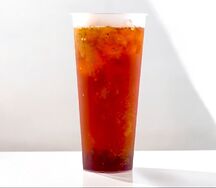 Лунный фламинго с фруктовыми джус-боллами 