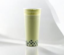 Peachematcha с тапиокой 