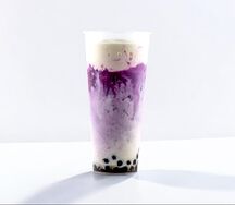 Таро Латте с тапиокой 