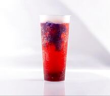 Малиновое затмение с фруктовыми джус-боллами 