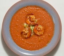 Гаспачо с креветкой