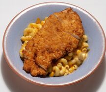 Мак энд чиз с куриным шницелем