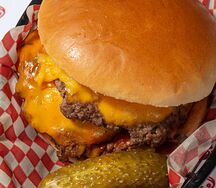 Дабл Смэш-бургер с сыром