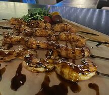 Запеченные тигровые креветки 