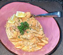 Креветки в фирменном соусе