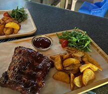 Свиные ребра в соусе BBQ