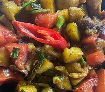 Сковородка с свининой