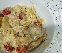 Феттуччине с цыпленком