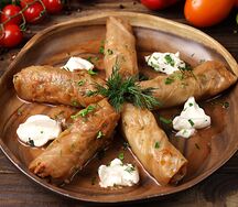 Голубцы со сметаной