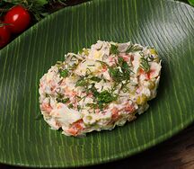 Оливье с куриной грудкой