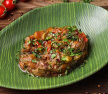 Из печеных овощей