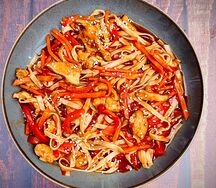 Удон с курицей