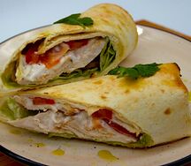 Ролл-твистер с курицей