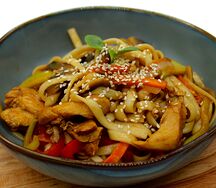 Лапша с курицей