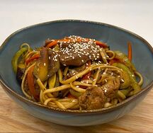 Лапша со свининой