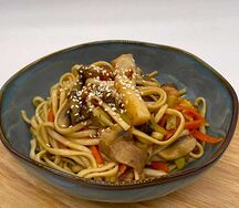 Лапша с морепродуктами