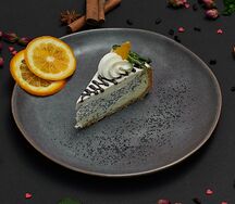 Чизкейк маковый