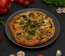 С курицей и грибами