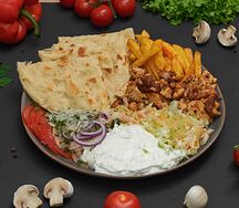 Гиро порция с курицей