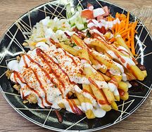 Мини на тарелке