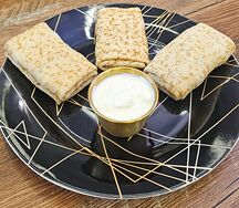 Блинчики с творогом и сметаной