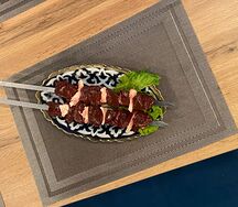 Шашлык из печени говядины