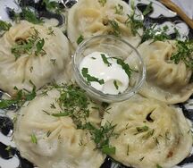 Манты с тыквой