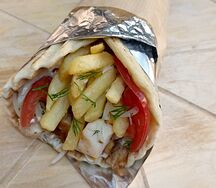 Гирос со свининой в пите