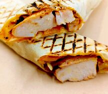 Шашлык в лаваше с курицей