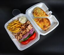 Порционный гирос с курицей