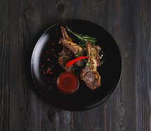 Каре барашка на гриле 